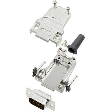 TRU COMPONENTS TCDTZF09DMPK 7709748 D-SUB Stiftleisten-Set 180 ° Polzahl: 9 Lötkelch 1 St.