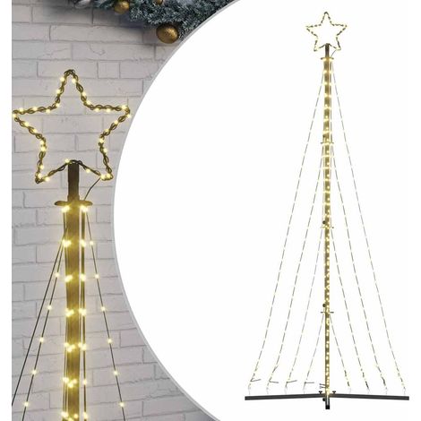 Sapin de Noël  Arbre de Noël à LED 447 LED blanc chaud 250 cm (1/5)