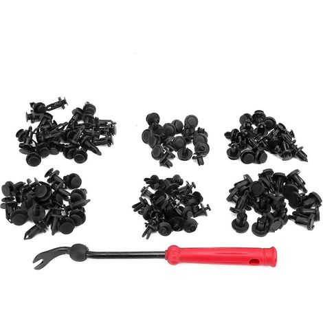 120-teiliges Kfz-Clip-Set mit rotem Demontagewerkzeug, ABS-Kunststoff, Ersatz für Mercedes-Benz