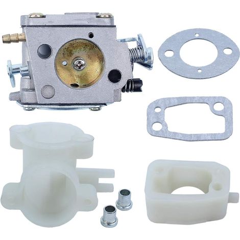 Carburetor Intake Manifold Elbow Spacer Kit For Husqvarna 268 272 272XP 61 Chainsaw with Gaskets (1/5)