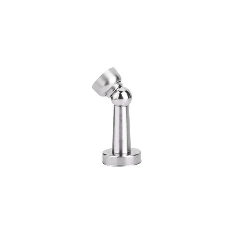 Tope de puerta de acero inoxidable, tope de puerta magnético de acero inoxidable con tornillos, protector de puerta para muebles de dormitorio y oficina (A01 (base de 1,0 mm, magnética)-Crezuo