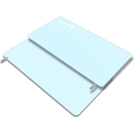Serviette de plage en microfibre bleue, serviette de natation à séchage rapide pour les sports nautiques (1/4)