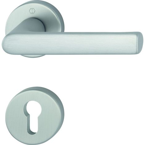 HOPPE® Drückergarnitur mit Rosetten Hamburg 1700/42KB/42KBS, Aluminium, 11907927
