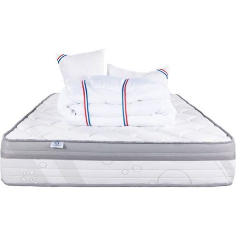 Matelas - ViscoPlus - 160 x 200 cm - Mousse memosoft100 - 26 cm d'épaisseur