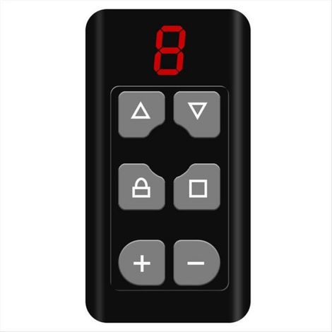Télécommande Multifréquence - 8 Canaux - Compatible 315 MHz à 868 MHz - Pour Portail Porte de Garage Volet Roulant - 1 Pièce (1/5)