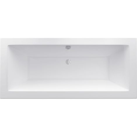 Mexen – Baignoire rectangulaire 180 x 90 cm en acrylique sanitaire blanche – Capacité 190 l – Pieds réglables – 55051809000 (1/5)