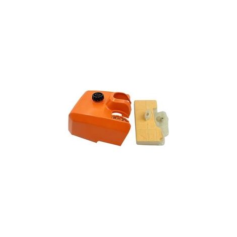 Hippotech Filtre à air et couvercle de filtre à air pour tronçonneuse STIHL 029 039 MS290 MS310 MS390