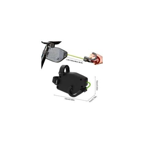 Barre de traction pour vélo enfant 2,5 m – Nylon élastique – Capacité de charge 250 kg – Système de remorquage facile à installer (1/4)