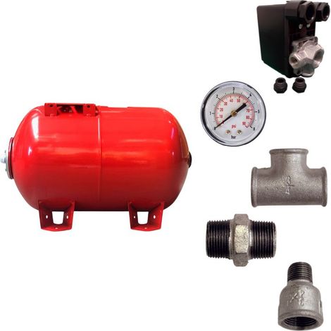Kit réservoir vessie ZILMET horizontal 300L - 1"1/4 (1/5)