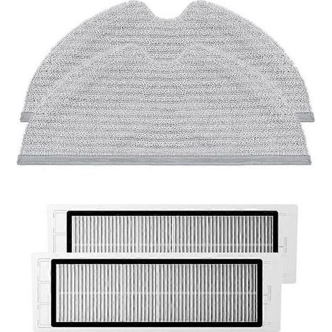 Accessoires pour aspirateur Xiaomi Roborock S5 Max S50 S5 S6 S60 Pure S5Max : lingette de nettoyage, filtre HEPA et autres pièces détachées. (1/5)