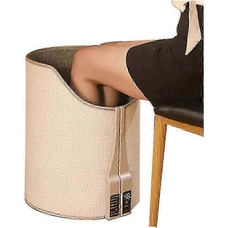 Chauffe-pieds électrique avec affichage numérique, pliable, portable et thermostat réglable : chauffe-pieds pour usage personnel à domicile (1/5)