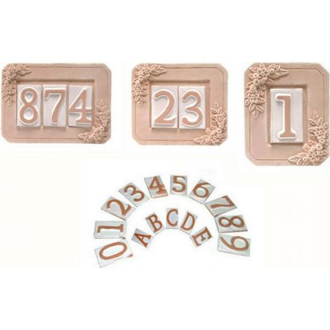 Numero Civico Vasarte Terracotta 6/9 (1/2)