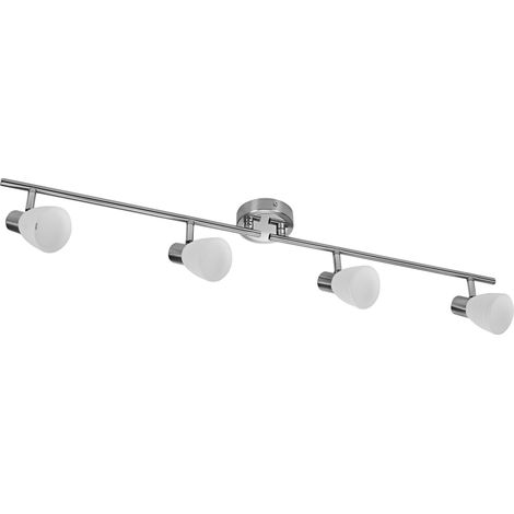 OSRAM OSRAM LED Spot Vase Plafonnier 4x G9, Nickel brossé, Chrome, Acier, réglable, Diffuseur en verre