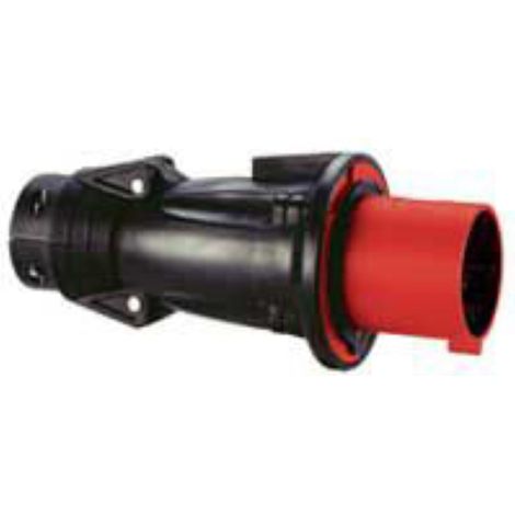 Fiche mobile droite Hypra IP44 63A - 380V à 415V - 3P+N+T - caoutchouc - LEGRAND