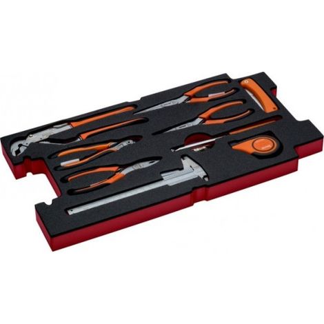 BAHCO - Jeu pinces multi-usages, module pr 4750RCHDW01 Caisse rigide usage intensif-9pc