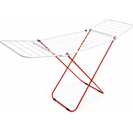 TENDER FIL tendedero alas  metal economico , Tendedero de alas metálico económico, capacidad 20 m, un tendedero plegable práctico y resistente, ideal para el secado de ropa en inte