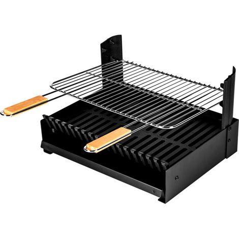 Barbecue a carbonella regolabile in 3 altezze GRILLOIR - Griglia a libera installazione