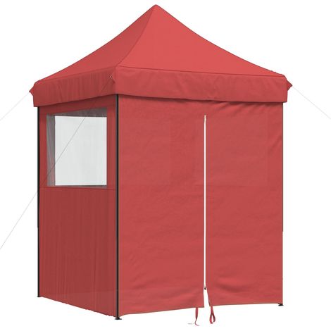 Party-Zelt Bordeauxrot 200 x 200 x 306 cm Oxford-Stoff vidaXL (1/5)