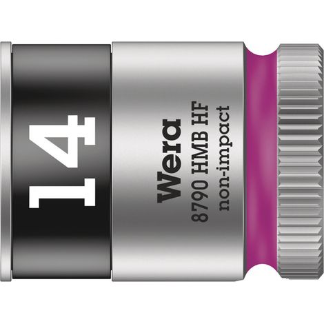 WERA Steckschlüsseleinsatz 6-kant 3/8" 14mm mit Haltefunktion