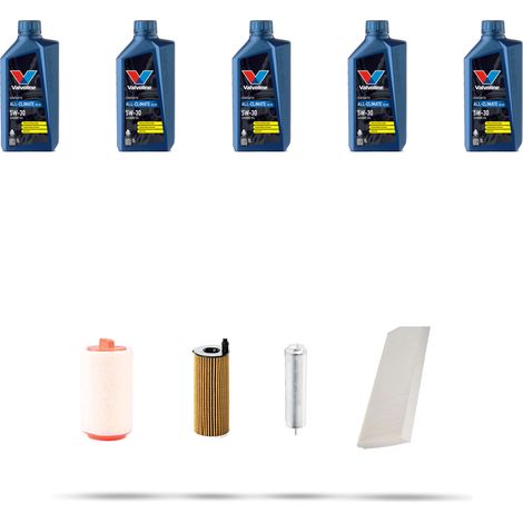 Kit tagliando 4 FILTRI e 5L OLIO compatibile con Mini Cooper II (R55,R56,R57,R60,R61) 1.6 Diesel 82kw dal 2010 (1/5)