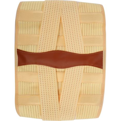 Ceinture De Soutien Lombaire - Avec Plaque En Acier Et Tissu Respirant - Pour Sport Et Travail Quotidien - Taille L (1/5)