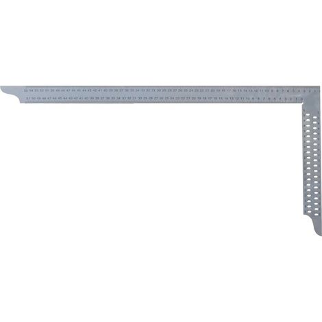 1 - Zimmermannswinkel - Edelstahl - Nahtlos mit Markierungslöchern und Millimeterskala für Zimmerei und Bauwesen 100x100 cm (1/5)