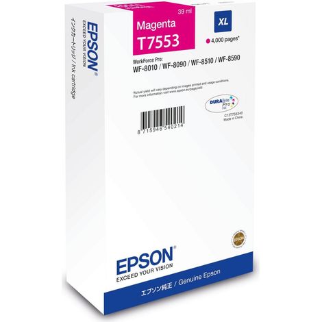 Epson C13T75534N cartucho de tinta 1 pieza(s) Original Alto rendimiento (XL) Magenta
