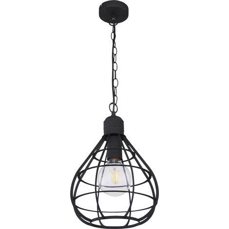 Lampe suspendue, suspension, plafonnier, lampe de salon, lampe de salle à manger, application écran grille- commande vocale, minuterie dimmable RGB LED 10W 806Lm blanc chaud-blanc froid, DxH 25x120cm