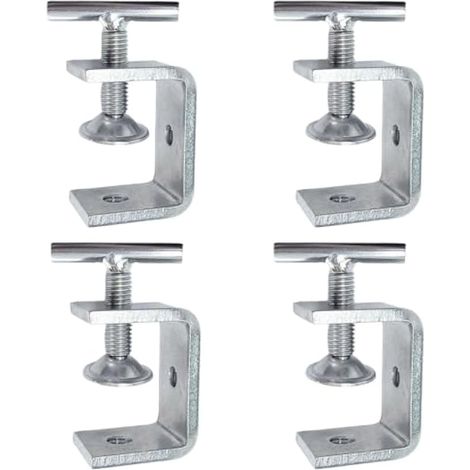 4 abrazaderas G para carpintería, abrazaderas C de acero inoxidable ajustables para carpintería, proyectos de bricolaje (65 mm) (1/5)