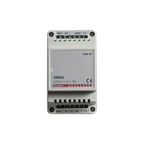 Bticino Terraneo 336220 - Auxiliary relay Contacts 5A, 230 VAC, NO/NC