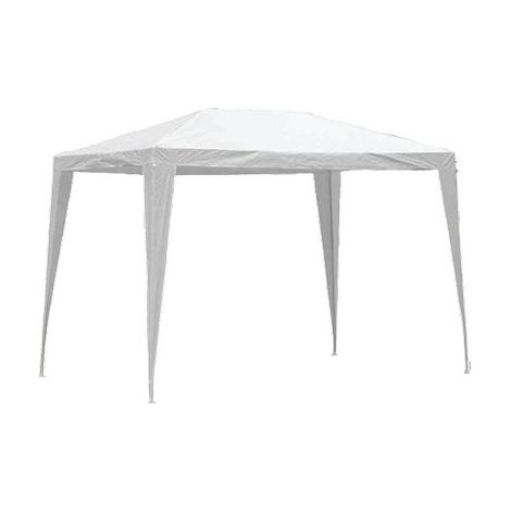GAZEBO STANDARD PE DOMUS - ACCIAIO/PE BIANCO MT 3X2