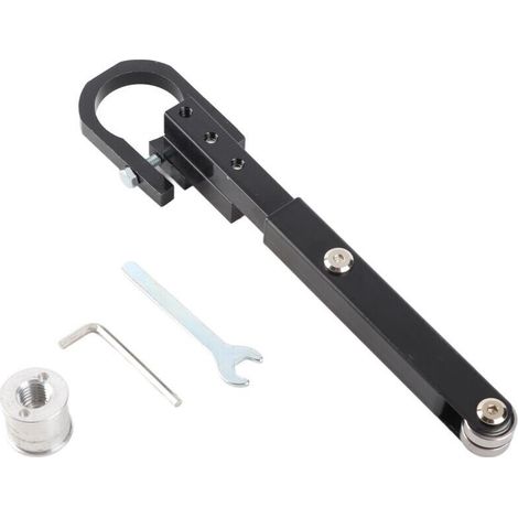Jeffergarden Outil de conversion d'accessoire de ponceuse à bande multifonctionnel et pratique, adapté aux meuleuses d'angle de type 100, 115 et 125.