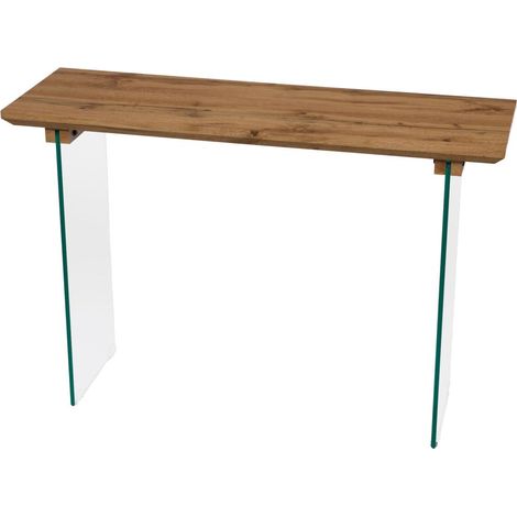 Amadeus - Console en verre et MDF L120 cm Davis (1/2)