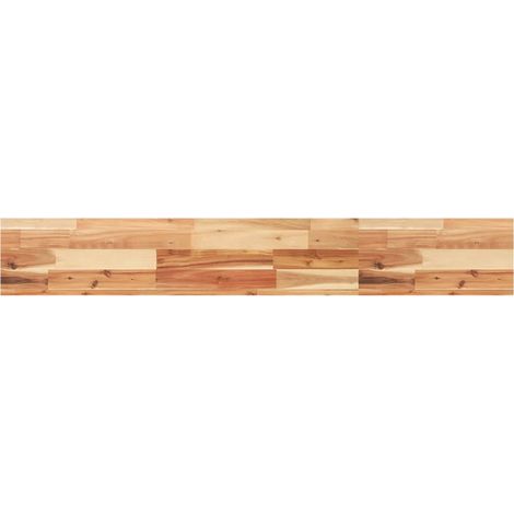 Maison Exclusive - Schweberegal 160x20x4 cm Massivholz Akazie Ölb