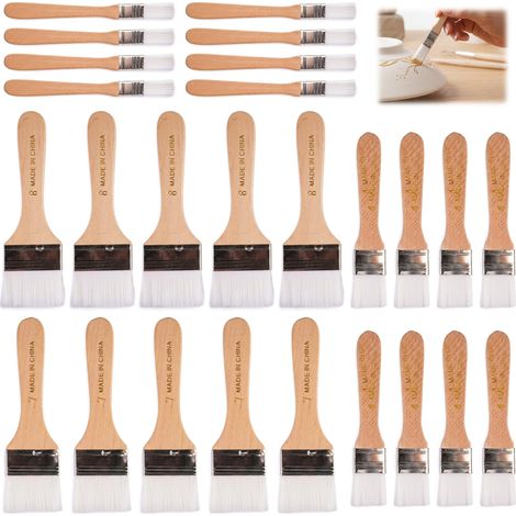 26 Pièces Pinceaux Peinture pour Murale, Vernis, Colles, Silicone, Gesso (1/5)