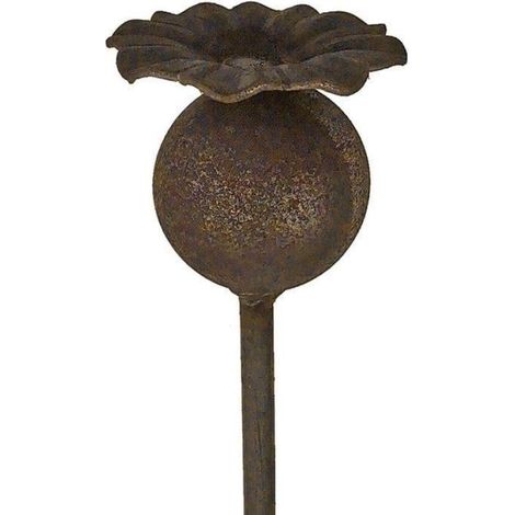 Poppy Metal Flower Stake 3 Pk 108cm Garden Pride (1/3)