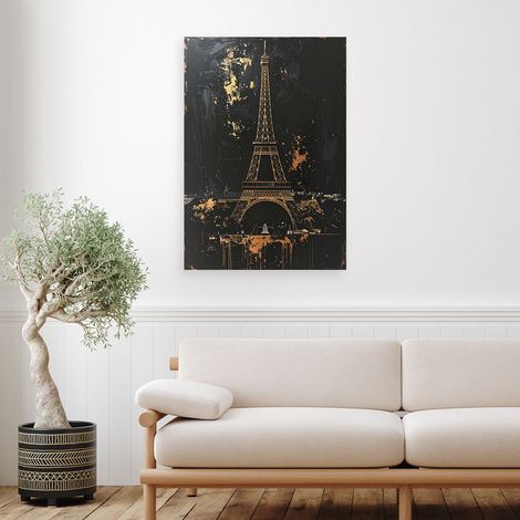 Wandbild Paris Eiffelturm Stadt 60x90 (1/4)