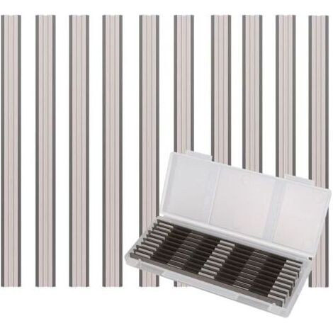10 Pièces Ensemble de Rabot Electrique Lame, 82x5.5x1.1mm, pour Rabots Makita, Black & Decker, Bosch, DeWalt et Elu (1/4)