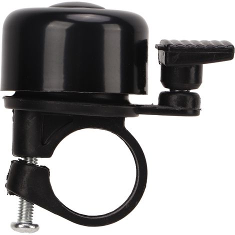 Sonnette de vélo métallique, avertisseur de sécurité pour guidon, mini klaxon sonore, alarme noire pour bicyclette (1/5)