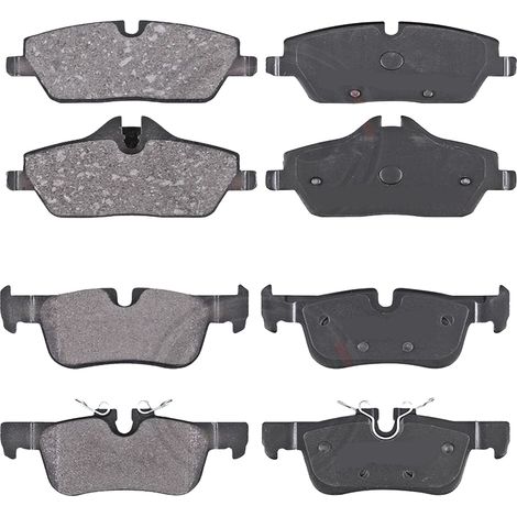 KIT PASTIGLIE FRENO ANTERIORI E POSTERIORI compatibile con BMW i3 (I01) / PASTIGLIE FRENANTI AUTO OEM FDB5092,FDB4954 / SOSTITUZIONE DIRETTA / BASSA POLVERE / SILENZIOSO (1/4)