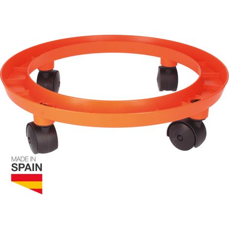 Carrello per bombole di gas arancione (1/2)
