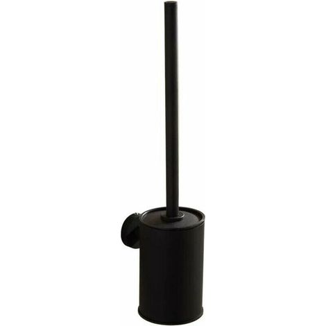 WC Suspendu Noir Support Mural Brosse WC Brosse WC Brosse de Toilette Brosse Toilette Noir 304 en Acier Inoxydable