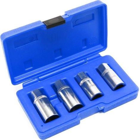 Set mit 4 Bolzenausdrehern, 6/8/10/12 mm 1/2"-Antriebswerkzeug, Schraubenentfernungswerkstatt