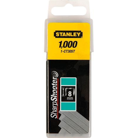 STANLEY 1-CT305T GRAFFETTE 8 MM PZ.1000