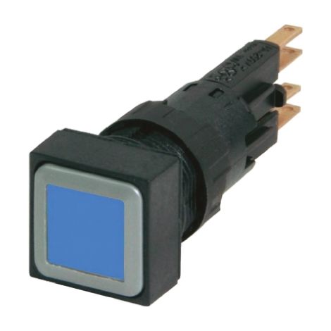 Bouton-poussoir bleu à rappel EATON Q18D-BL