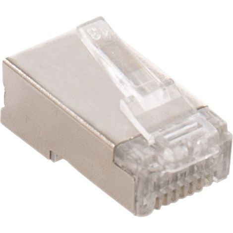 Ledkia – Câble RJ45 blindé catégorie 6 – 8 broches – Finition PVC haute qualité – Couverture métallique pour installations réseau
