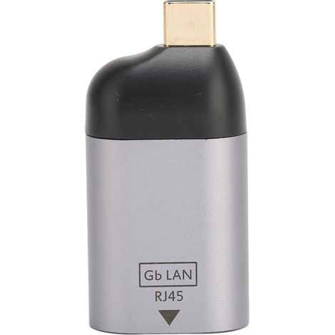 Adaptateur USB-C vers Ethernet RJ45 Gigabit, Connexion Réseau Filaire Haute Vitesse pour Ordinateurs Portables (1/5)