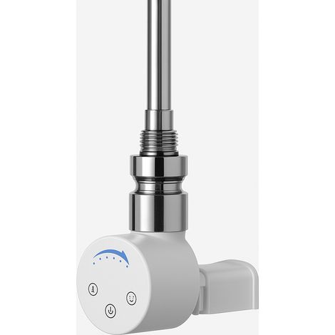 Élément chauffant électrique pour radiateur de salle de bains SLX 800 W blanc avec cache LUXRAD