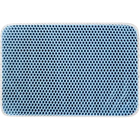 Alfombra Para Arena De Gatos - Doble Capa Con Estructura De Panal De Abeja - Impermeable Y Antideslizante - 60 X 40 Cm (1/5)