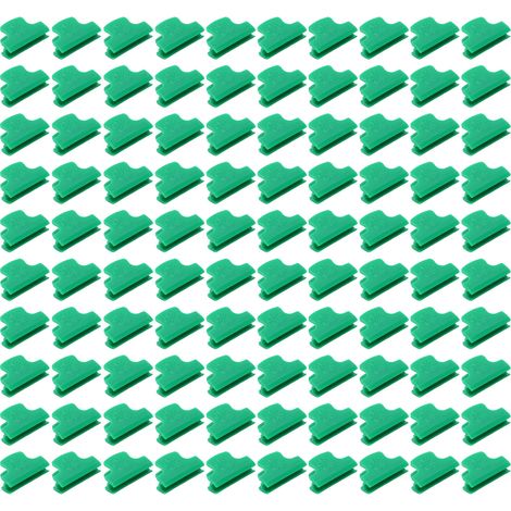 100 Stück 6-mm-Kunststoff-Gewächshausbefestigungen, Planenzubehör und Schläuche für Gewächshausabdeckungen (1/5)